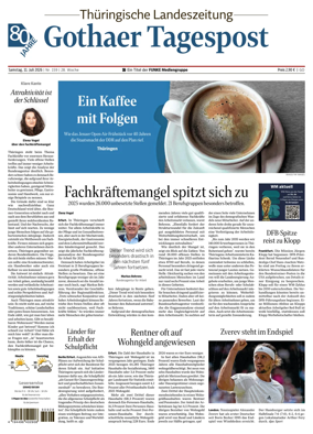 Cover of Thuringische Landeszeitung (Gotha)