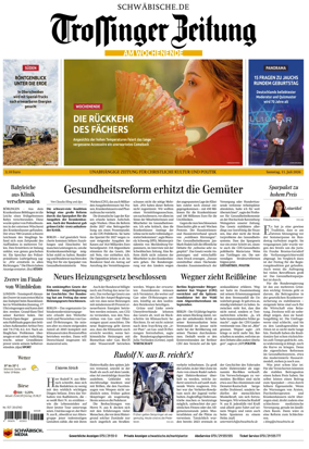 Cover of Trossinger Zeitung