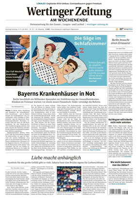 Cover of Wertinger Zeitung