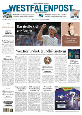 Cover of Westfalenpost (Menden)