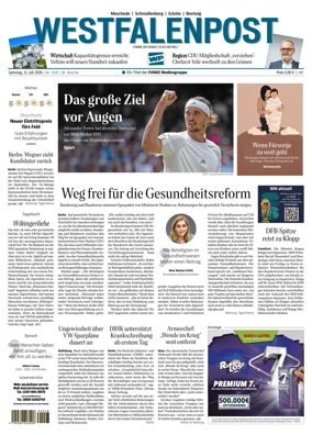 Cover of Westfalenpost (Meschede)