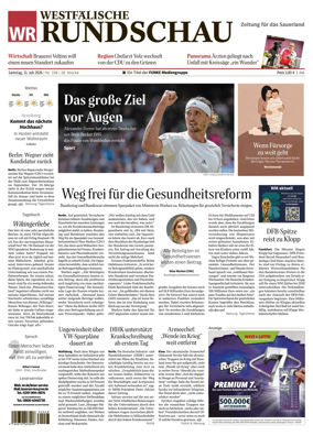 Cover of Westfalische Rundschau (Arnsberg)