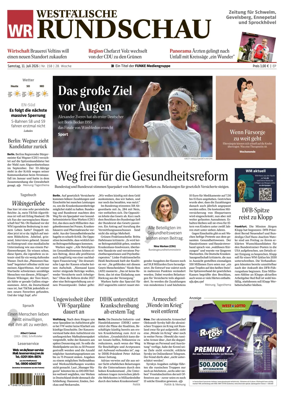 Cover of Westfalische Rundschau (Ennepetal)
