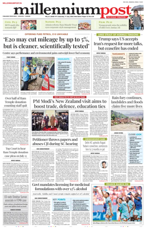 Cover of Millennium Post
