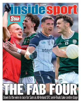 Cover of Irish Daily Star - Inside Sport