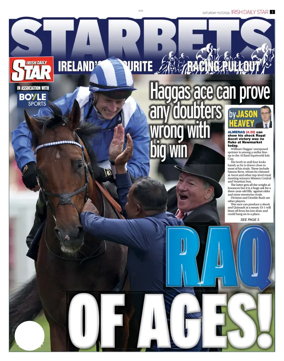 Cover of Irish Daily Star - Starbets