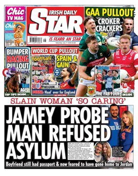 Cover of Irish Daily Star