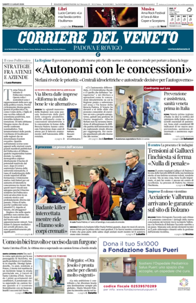Cover of Corriere del Veneto (Padova e Rovigo)