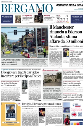 Cover of Corriere della Sera (Bergamo)