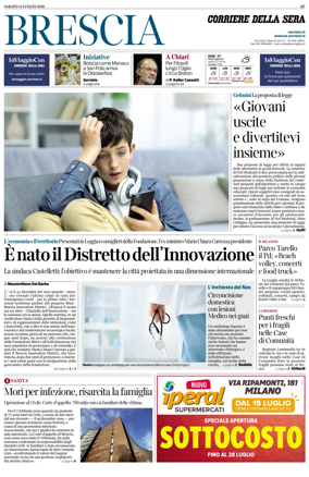 Cover of Corriere della Sera (Brescia)