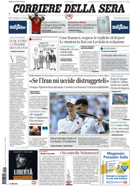 Cover of Corriere della Sera