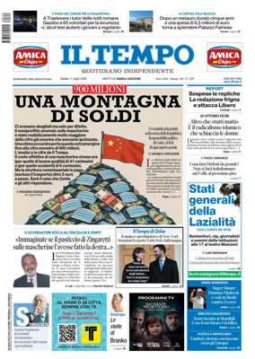Cover of Il Tempo (Nazionale)