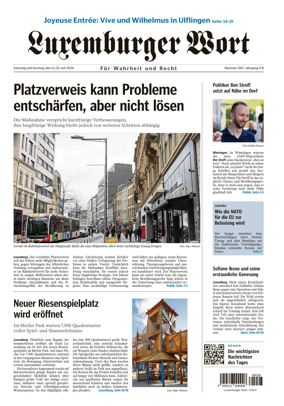 Cover of Luxemburger Wort