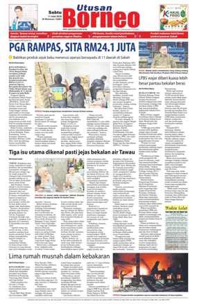 Cover of Utusan Borneo (Sabah)