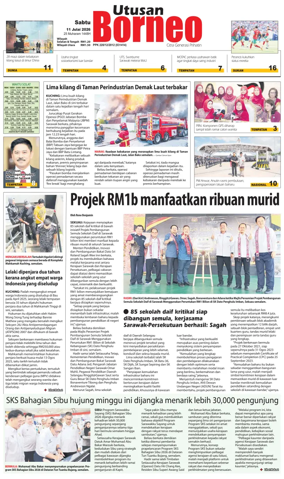 Cover of Utusan Borneo (Sarawak)