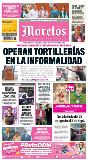 Cover of Diario de Morelos