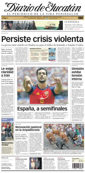 Cover of Diario de Yucatan