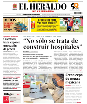 Cover of El Heraldo de Chihuahua