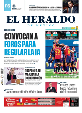 Cover of El Heraldo de Mexico