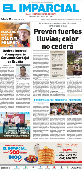 Cover of El Imparcial
