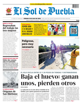 Cover of El Sol de Puebla