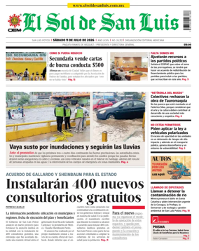 Cover of El Sol de San Luis Potosi