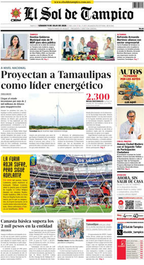 Cover of El Sol de Tampico