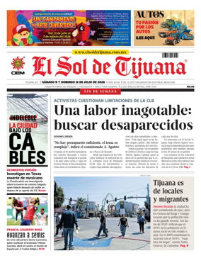 Cover of El Sol de Tijuana