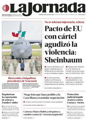 Cover of La Jornada