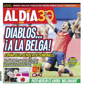 Cover of Periodico Al Dia (Leon)
