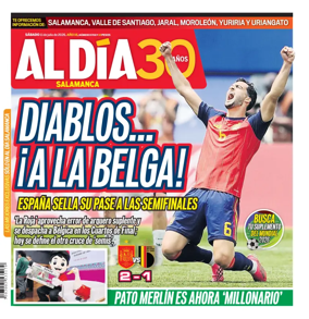 Cover of Periodico Al Dia (Salamanca)