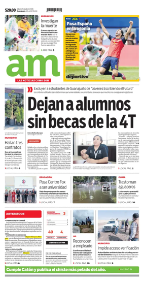 Cover of Periodico AM (Leon)