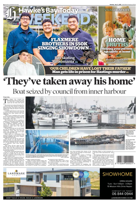 Cover of Hawke's Bay Today
