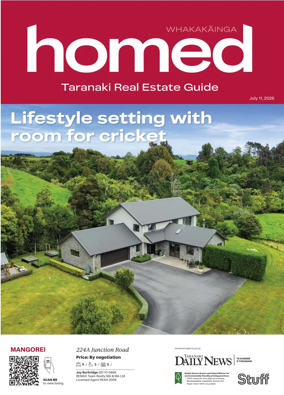 Cover of Homed Taranaki Daily News