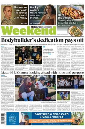 Cover of Manawatu Standard