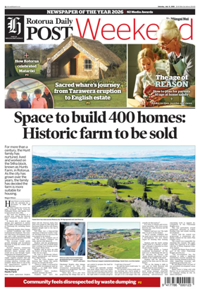 Cover of Rotorua Daily Post