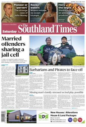 Cover of The Southland Times