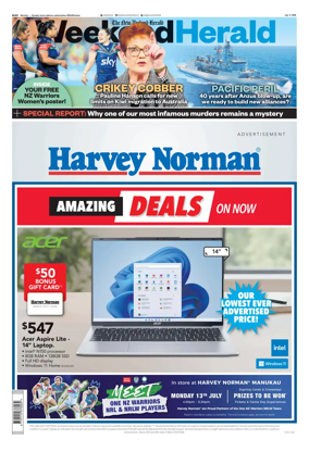 Cover of Weekend Herald