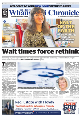 Cover of Whanganui Chronicle