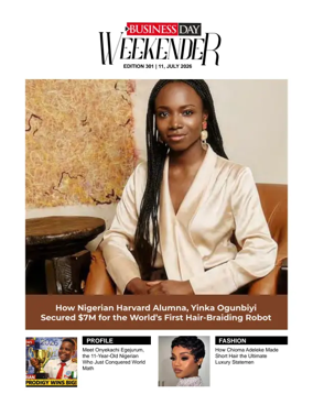 Cover of Business Day (Nigeria)