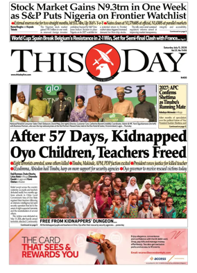 Cover of THISDAY