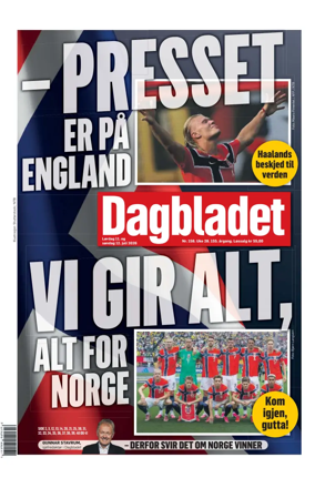 Cover of Dagbladet