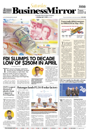 Cover of BusinessMirror