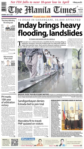 Cover of The Manila Times