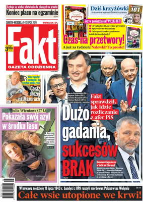 Cover of Fakt Gazeta Codzienna (Saturday)