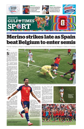 Cover of Gulf Times Sport