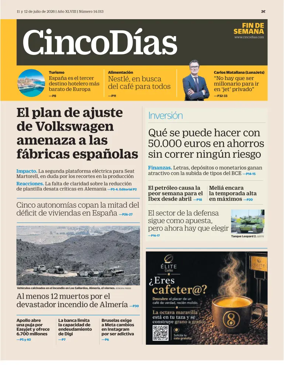 Cover of Cinco Dias