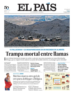 Cover of EL PAIS Andalucia