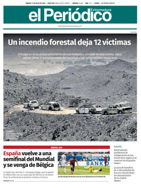 Cover of El Periodico Extremadura