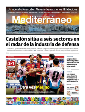 Cover of El Periodico Mediterraneo